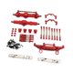 thumbnail image 4 of Piezas de coche RC a escala 1:16 para C14 C24 Kit de piezas de metal de coche RC multiusos ligero para Fy003-5A para piezas de coche de control remoto Rojo, 4 of 7