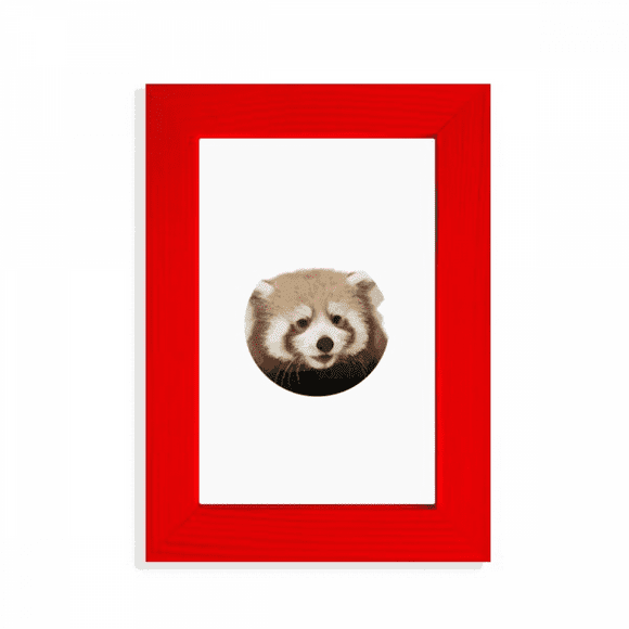 Brown Jungle Civet Cats Lovely Little Picture Display Art Red Photo Frame