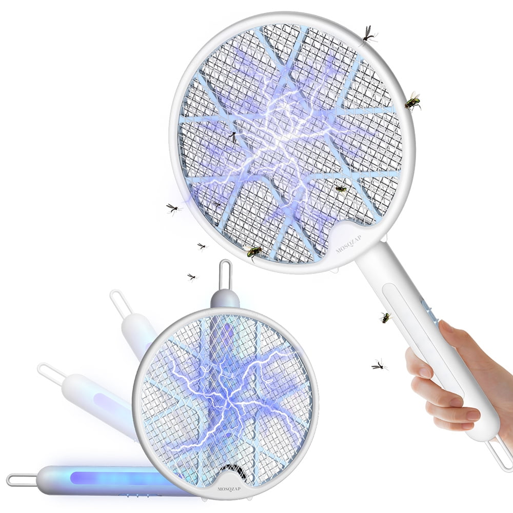 Bug Zapper Racket Electric Fly USB Rechargeable, Mosquito Racquet Killer Racket Mosquito Killer