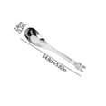 thumbnail image 1 of Stainless Steel Spoon, Thickened Deep Bowl, Sturdy Utensil, for Serving and Scooping, for Home Dining Use, Multicolor, 1 of 8