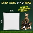 thumbnail image 5 of Petazy XL Thick Dog Grooming Wipes, Lavender Scented, Hypoallergenic Cleaning and Deodorizing, Paws Butt Ears Eyes, 400 Count with 4 Pet Gloves, 5 of 8