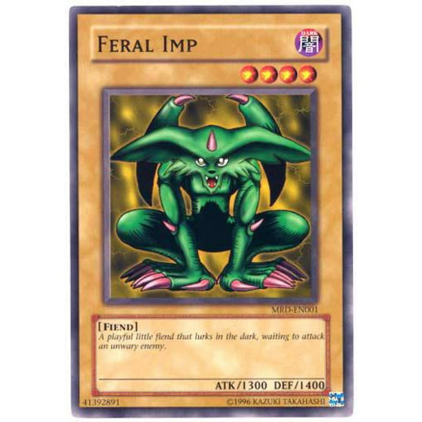 Yugioh Metal Raiders Feral Imp Mrd 001 Walmart Com Walmart Com