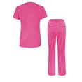 thumbnail image 2 of Adar Ensemble de Vêtements Médicaux pour Femmes - Haut de Gommage Col en V Incurvé & Pantalon D\'uniforme Médical à Cordon, 2 of 7