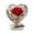1 Pcs, variant on DAMAI Heart Shaped I Love You Red Rose Flower Acrylic Sign Table Centerpiece 2D Flat Sign with Base Desktop Ornament for Valentine's, Christmas, Mother'sday, Birthday Gifts for Mom, Dad, Wife