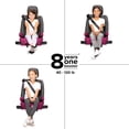 thumbnail image 2 of Asiento de coche Booster Diono Solana 2 XL 2022 8 años rosa, 2 of 9