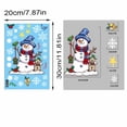 thumbnail image 2 of Christmas Decorations for the Home,Christmas Window Lights Christmas Window Stickers Colorful Stickers Snowman Window Stickers Christmas Decoration Christmas Window Decorations, 2 of 8