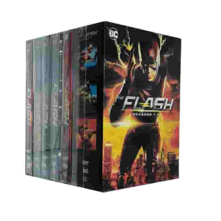 The Flash TV Show: Complete Series Seasons 1-9 Full Set (DVD) DC The Flash TV Show: Complete Series Seasons 1-9 Full Set (DVD) DC