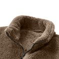 thumbnail image 4 of GuangCheng Fuzzy Sherpa Fleece Jackets for Men Full Zip Up Mock Collar Long Sleeve Fall Winter Sweatshirts,S-2XL, 4 of 9