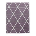 thumbnail image 5 of Low-Pile Area Rug with Modern Geometric Pattern & Pastel Colors in Purple - 6'7" x 9'2" (6'x9'), 5 of 5