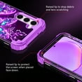 thumbnail image 6 of Casetego for Samsung Galaxy S23 Plus Case,Glow in The Dark Three Layer Heavy Duty Shockproof Hard Plastic Bumper +Soft Silicone Rubber Protective 6.6 inch Case,Dark Purple, 6 of 8