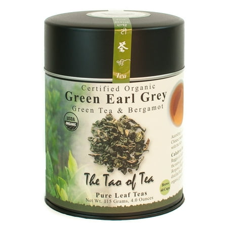 The Tao of Tea, Organic Green Earl Grey Tea, Loose Leaf Tea, 4 Oz (Best Organic Loose Leaf Green Tea)
