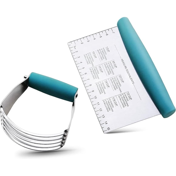 Set de Mezclador de Masa y Raspador de Banco ALLTOP de Acero Inoxidable