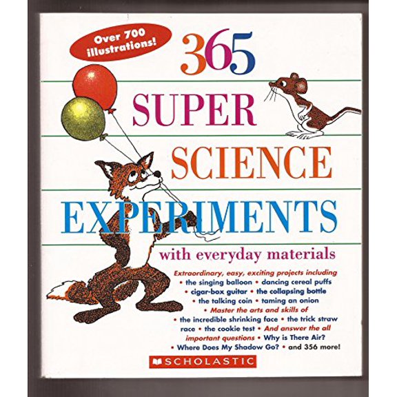 Pre-Owned 365 Super Science Experiments, 9780439684187, 0439684188, Paperback, First Edition edition
