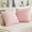 Pink, variant on TETOU 2pcs Throw Pillow Covers Love Heart Soft Plush Pillow Case 18"x18" Cushion Case Valentine's Day Couch Sofa Home Supplies - Wine red