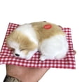 thumbnail image 1 of Simulation Lovely Dog Toy Creative and Realistic Action Figures for Home Car Office Decoration  Gold, 1 of 8