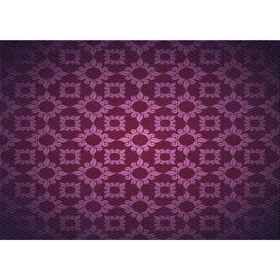 Ahgly Company Machine Washable Indoor Rectangle Transitional Purple Lily Purple Area Rugs, 8' x 12'
