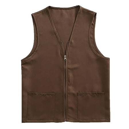 

Long Vest Jacket Adult Postulant Activity Vest Supermarket Vests Clerk Workwear