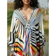 thumbnail image 6 of Women's Plus Size Kaftan Dress – Plus Size Maxi Dress Moo Moos Beach Cover Up,Bathing Suit Cover-Up Loungewear, 6 of 10