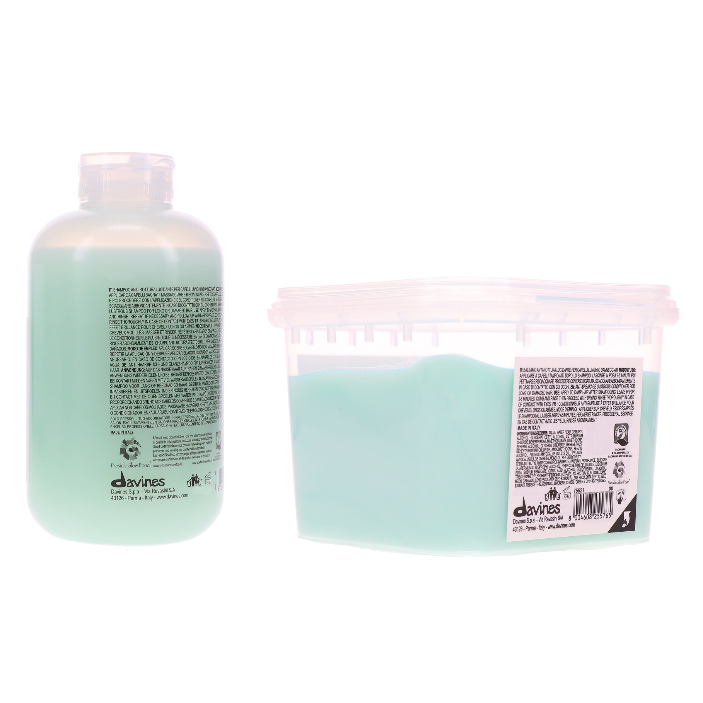 Davines MELU Anti-Breakage Shampoo 8.45 oz & Conditioner 8.82 oz Combo Pack