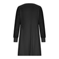 thumbnail image 5 of Vmvidoty Women's Smocked Midi Tulle Dress 2026 Summer Puffy Long Sleeve Round Neck Ruffle Wedding Guest Party Dresses Black M, 5 of 6