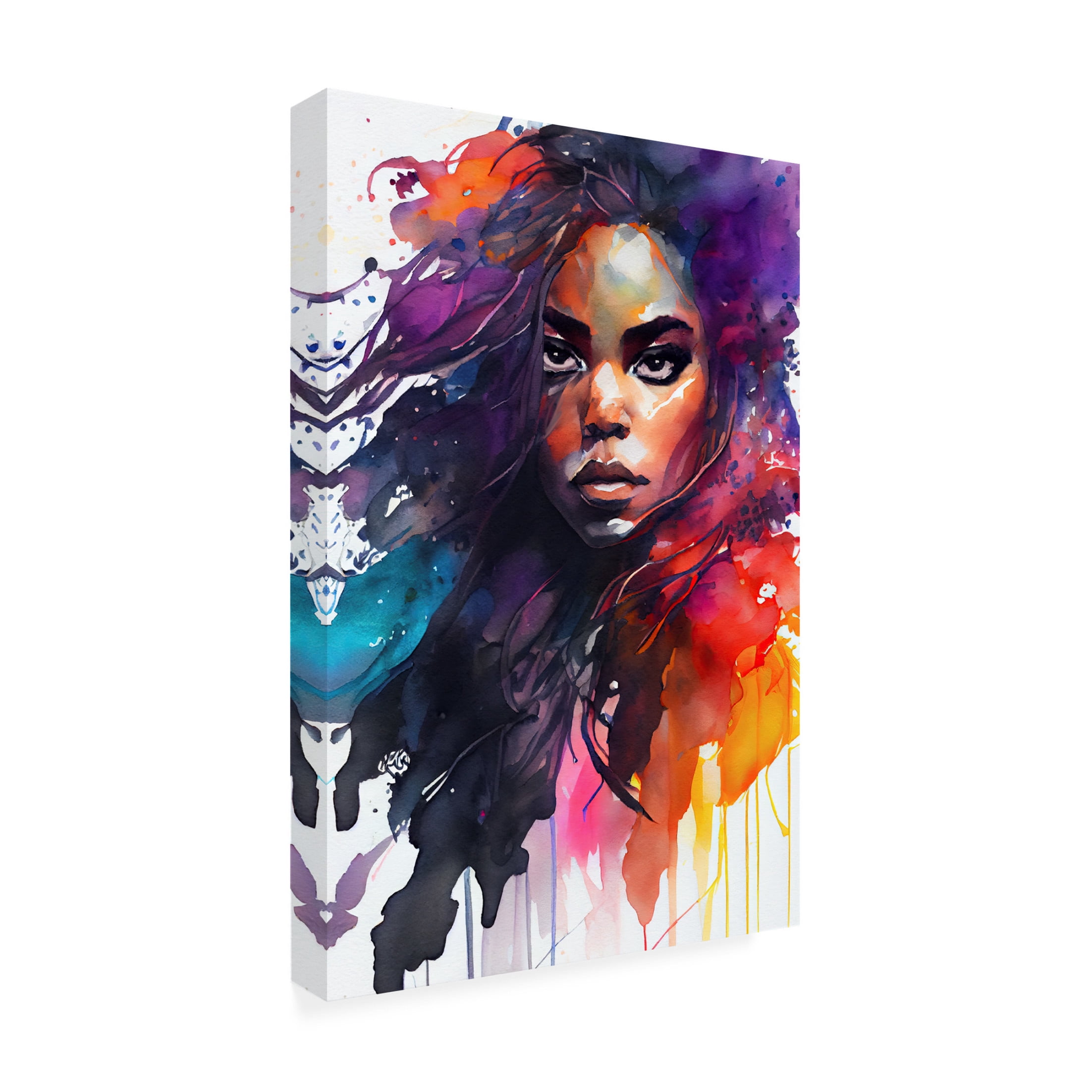 Canvas Wall Art - Sasha 'Rise I' Wall Art for Living Room, Bedroom, or Office Décor by Trademark Fine Art - 22 x 32 Inches