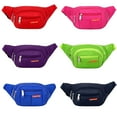 thumbnail image 6 of PacificPlex Womens Unisex Nylon Canvas Fanny Pack Waist Money Belt Travel Bag (Red), Red,, 6 of 7