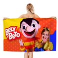 thumbnail image 1 of Bely y Beto Toalla de playa de secado rápido con diseño temático, regalo para mujeres y niñas, ideal para cumpleaños, fans, amantes de la música, uso en la playa o al aire libre, 78 × 160 cm, 1 of 6