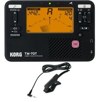Korg TM70 Combo Tuner/Metronome w/Contact Mic