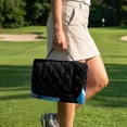 thumbnail image 4 of Pzuqiu Blue Sea Turtle Floral Quilted Golf Cart Seat Cover | 2-Person Universal Fit with 4 Pockets | Non-Slip Protective Golf Accessory, 4 of 9