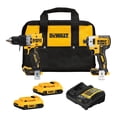 thumbnail image 2 of DEWALT Kit Taladro Percutor Atornillador y Atornillador de Impacto, Incluye Bolsa para Herramientas, 20V, DCK2490D2, 2 of 5