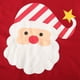 thumbnail image 4 of Conjuntos de ropa de manga larga con camiseta de Papá Noel y pantalones a rayas para bebés y niñas de Navidad, 4 of 5