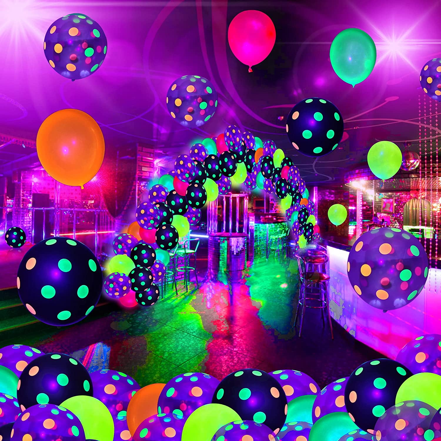 Neon / Glow in the Dark / Birthday Dianabel's GLOW party
