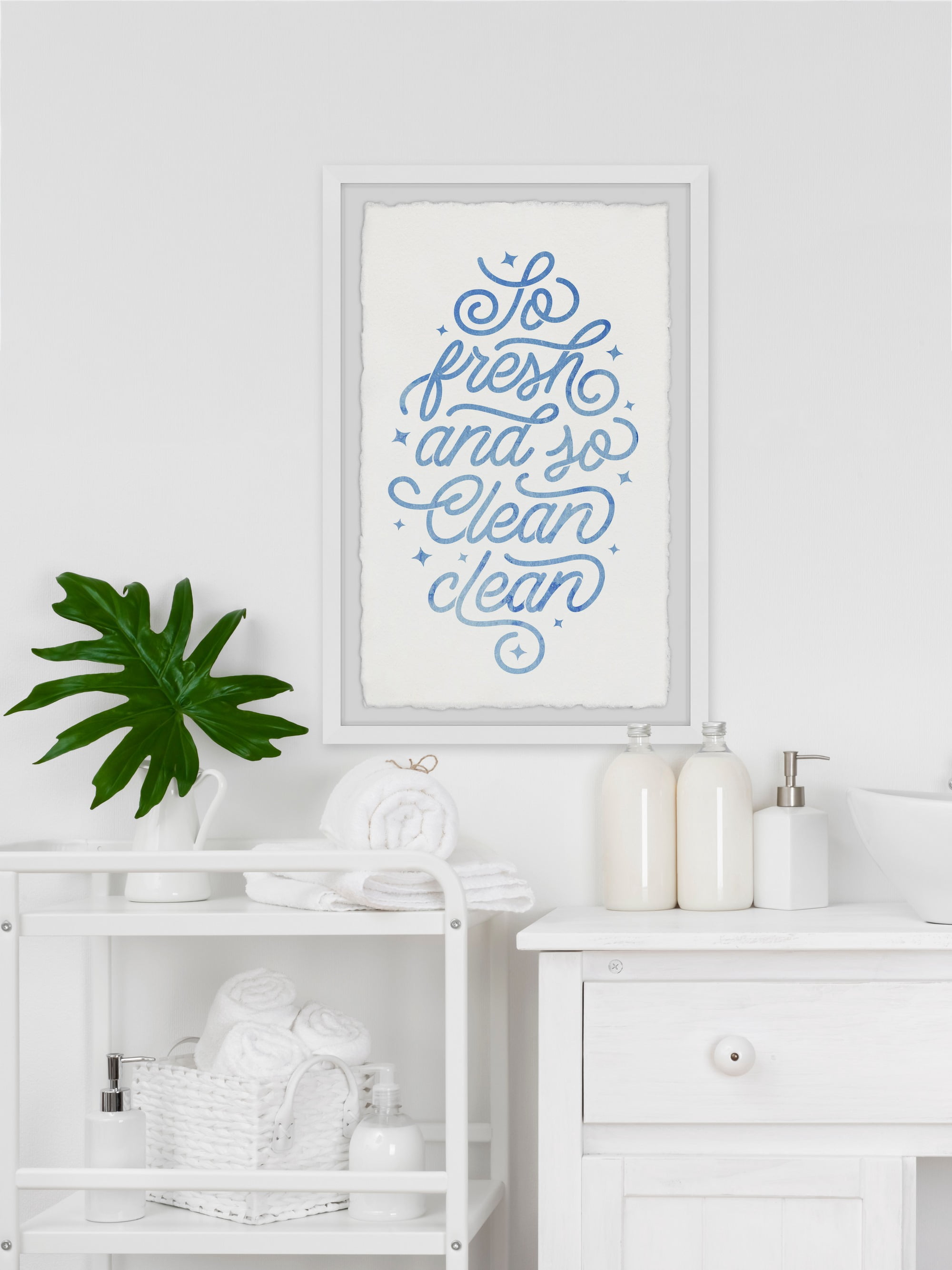 Marmont Hill Clean and Fresh Framed Wall Art
