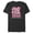 Dark Heather, variant on Minnie Mouse Varsity 1928 - Short Sleeve Blended T-Shirt for Adults - Customized-Black