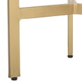 thumbnail image 6 of Home Square Tripod Accent End Table in White and Gold - Set of 2, 6 of 8