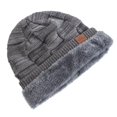 thumbnail image 4 of Gran oferta de gorros de invierno para mujer, gorro cálido holgado a la moda, gorro tejido con diseño de colores mezclados Multicolor para mujer, 4 of 5