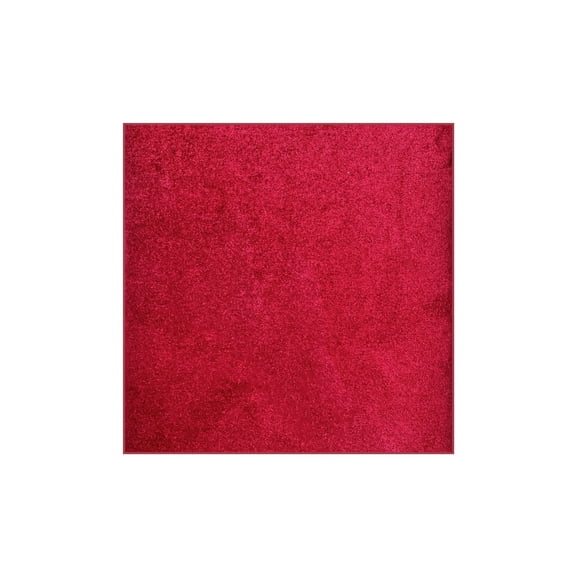 30 oz Soft and Cozy Area Rugs 1/2" Thick Cut Pile Polyester Material. Many Sizes Available (Color: Crimson )