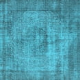 thumbnail image 1 of Ahgly Company Indoor Square Oriental Light Blue Industrial Area Rugs, 7' Square, 1 of 4