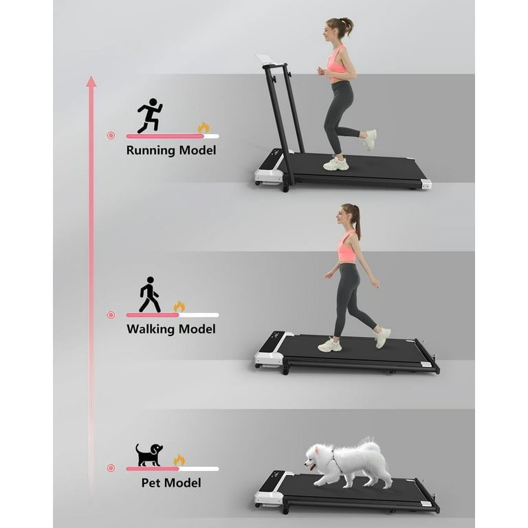 HBTower Tapis roulant casa 3 in 1 Walking Pad, tapis roulant 2,5 cv