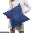 thumbnail image 4 of Ambesonne Damask Fabric by the Yard Upholstery, Victorian Baroque Ornament, 3 Yards, Indigo, 4 of 4