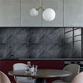 thumbnail image 6 of Yeetfub Peel and Stick Backsplash 4 Sheet 6"x12" Marble Wall Tiles Granite Back Splashes Tile for Kitchen PVC Peel and Stick Backsplash Tile for Bathroom Kitchen Cabinet Shower, 6 of 7