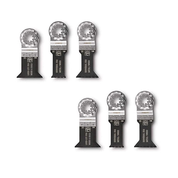 Fein 2 Pack of StarLock E-Cut Combo Wood & Metal Saw Blade Pack, 35222952140-2PK