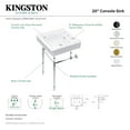 Kingston Brass Kvpb2018w8ESet Edwardian 20" Wide Console Sink Set