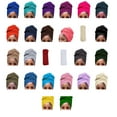 thumbnail image 4 of Thinsont Turban Knot Simple Style Hijab Multipurpose Beanie Stretch Headscarf Breathable Loss Bonnet Headwear for Women Accessories Black, 4 of 7