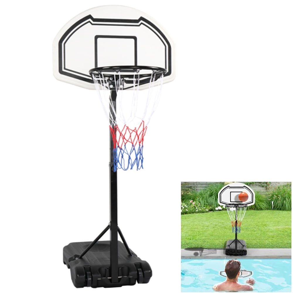 Portable Basketball Hoop, Height Adjustable Outdoor Basketball Goal for