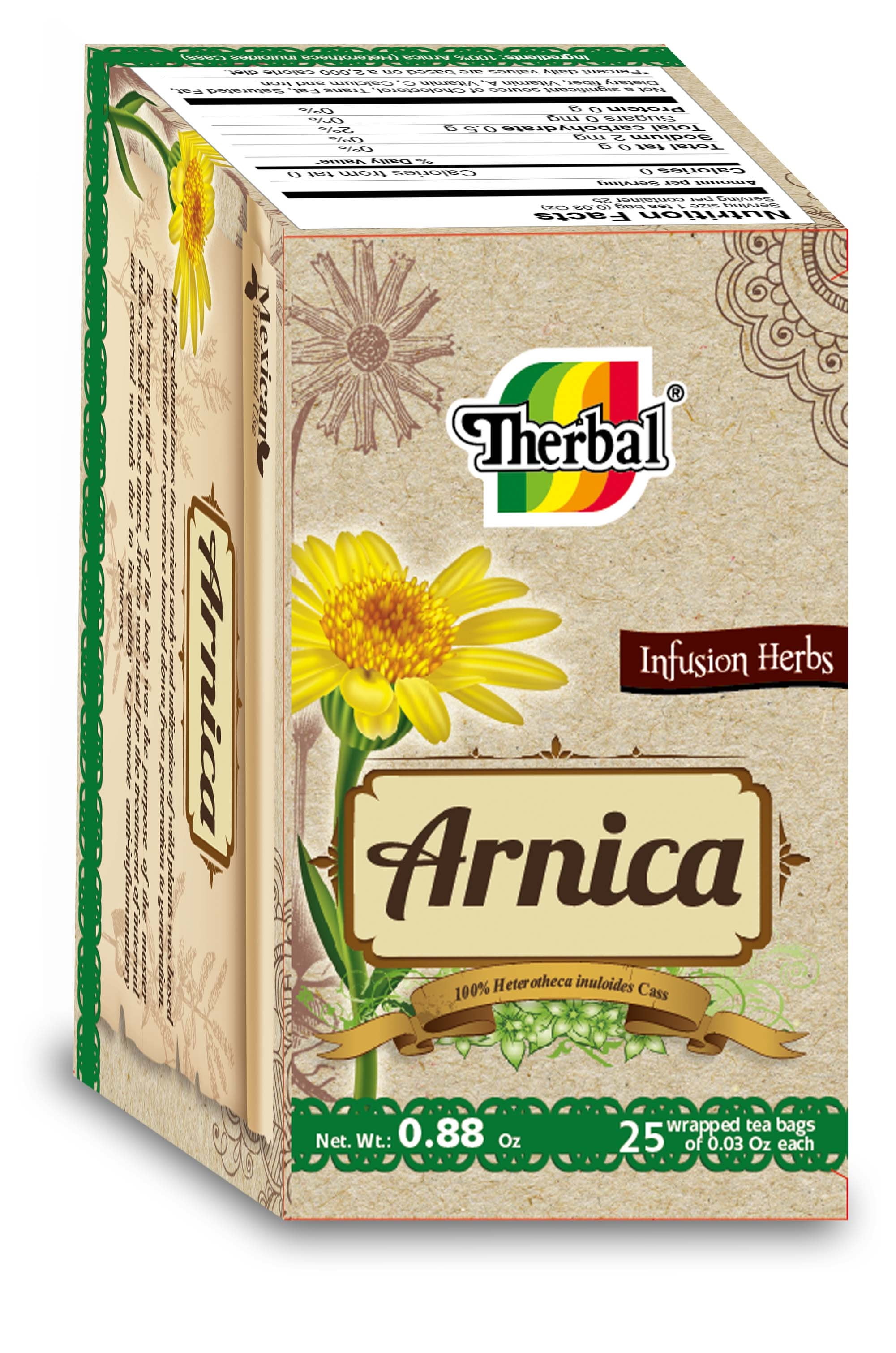 Therbal Arnica Tea, 25 0.03 oz tea bags