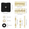 thumbnail image 4 of 4Pcs Quartz Clock Movement Part 12Set Gold Hands Contain Numerals Kit, 4 of 5