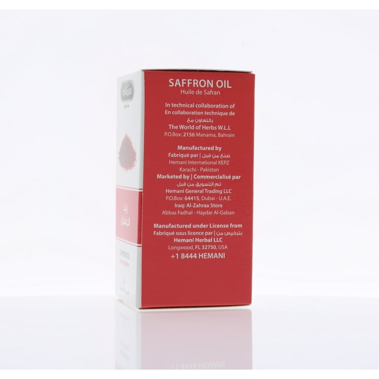 Hemani Saffron Oil - 30 ml - Walmart.com