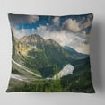 thumbnail image 2 of Designart Summer at Polish Tatra Mountains - Landscape Printed Throw Pillow - 18x18, 2 of 5