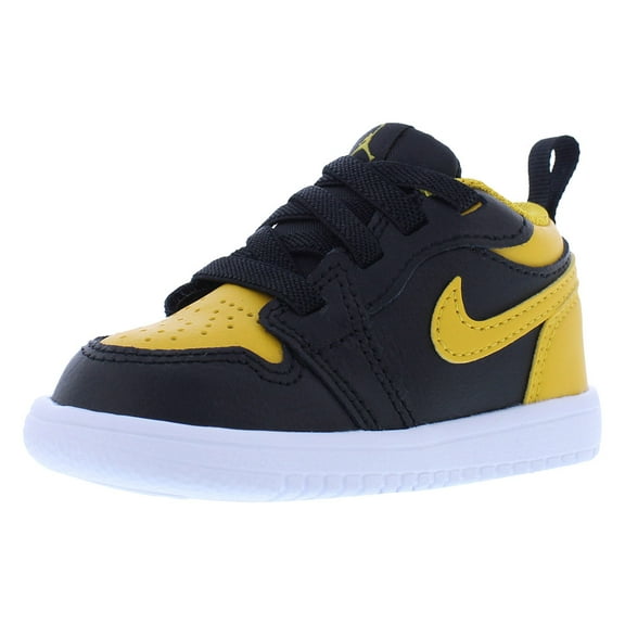 Nike Jordan 1 Low Alt Infant/Toddler Shoes Size 6, Color: Black/White/Yellow Ochre